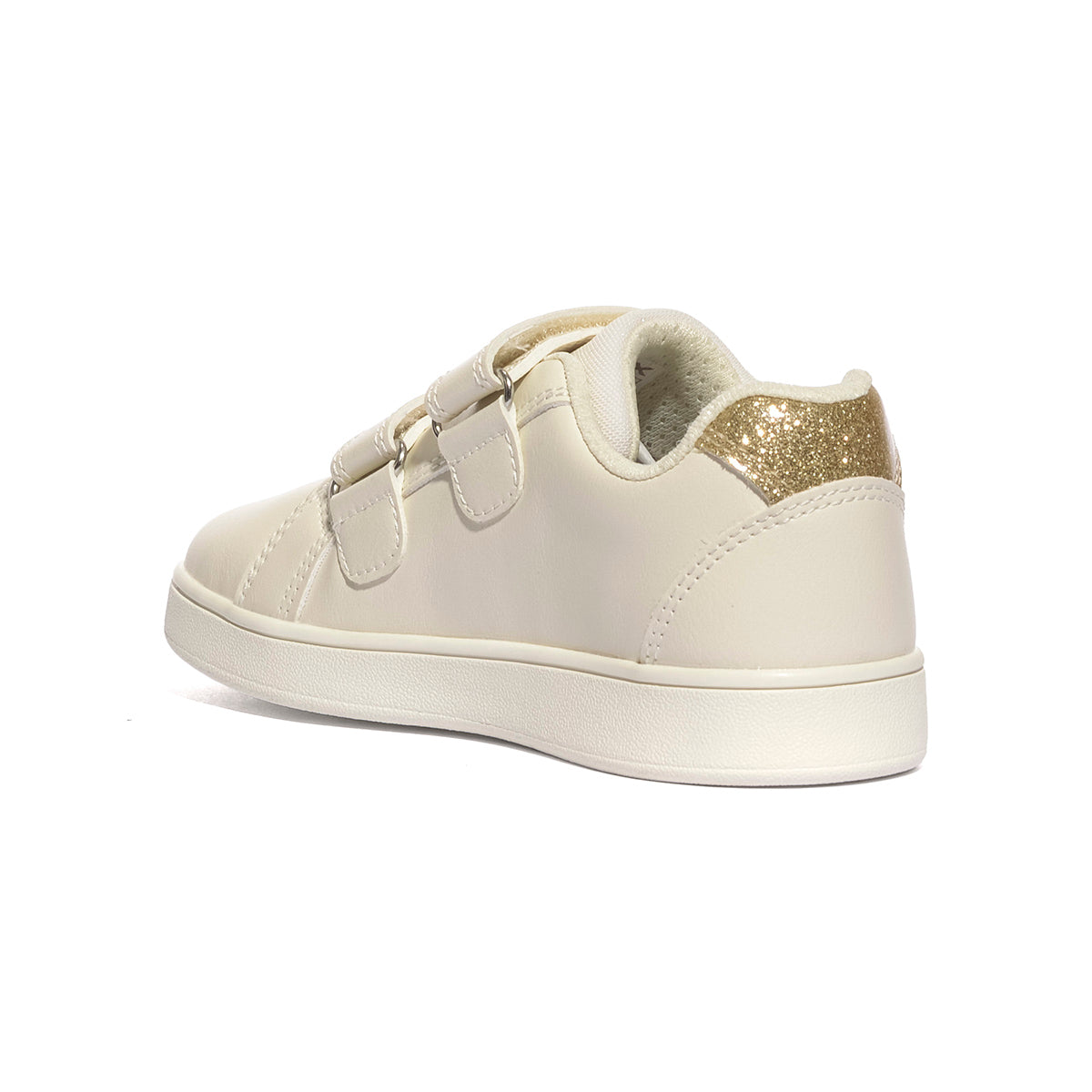 GEOX J66LRG LT IVORY/GOLD C1M2X Sneakers Bambina 