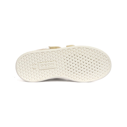 GEOX J66LRG LT IVORY/GOLD C1M2X Sneakers Bambina 