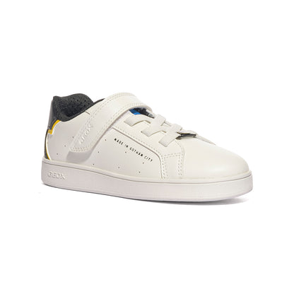 GEOX J66LSE WHITE/BLACK C0404 Sneakers Bambino 