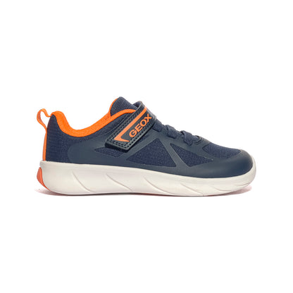 GEOX J66PDD NAVY/ORANGE C0659 Sneakers Bambino 