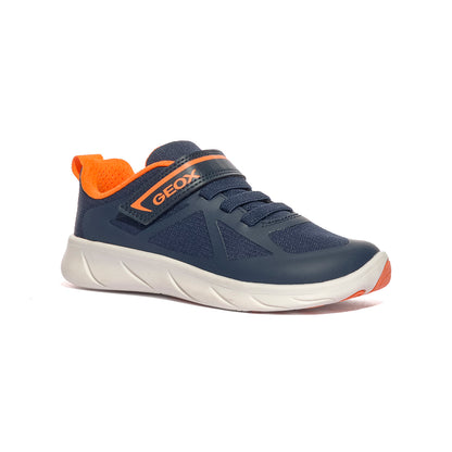 GEOX J66PDD NAVY/ORANGE C0659 Sneakers Bambino 