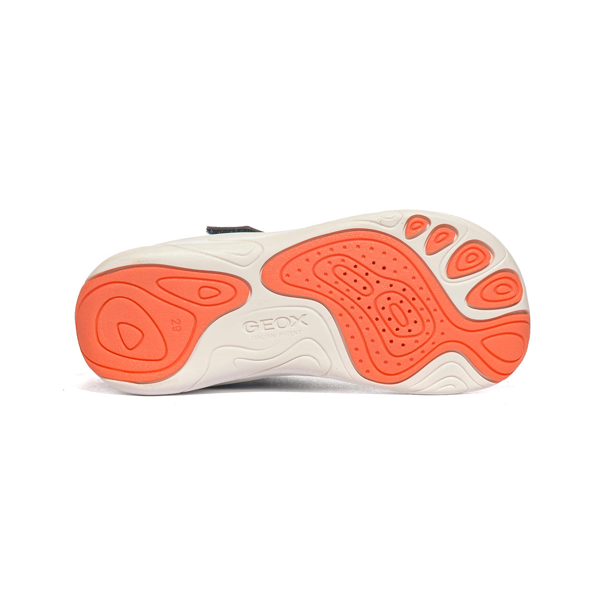 GEOX J66PDD NAVY/ORANGE C0659 Sneakers Bambino 