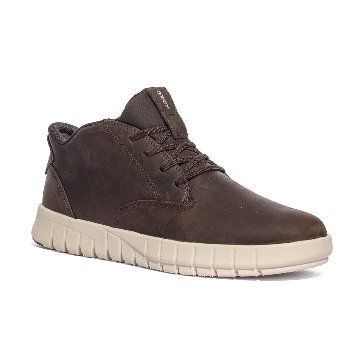 GEOX U56MAB COFFEE C6009 Stivaletti Uomo 