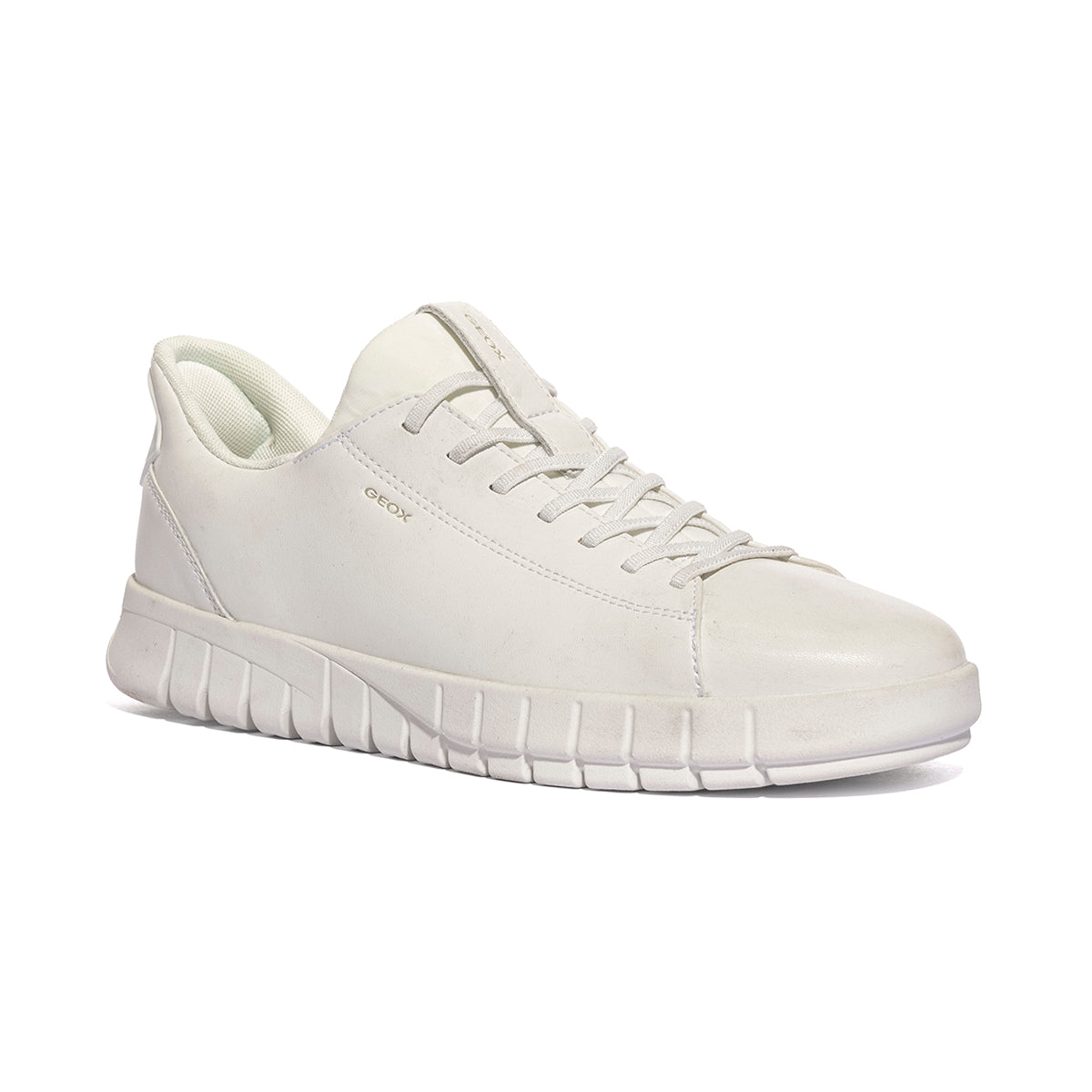 GEOX U65MAA WHITE C1000 Sneakers Uomo 
