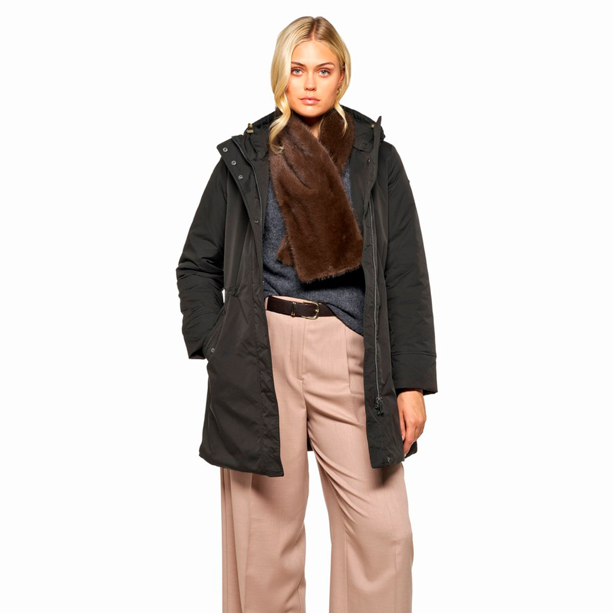 GEOX W6620T BLACK F9000 Giubbini Donna 