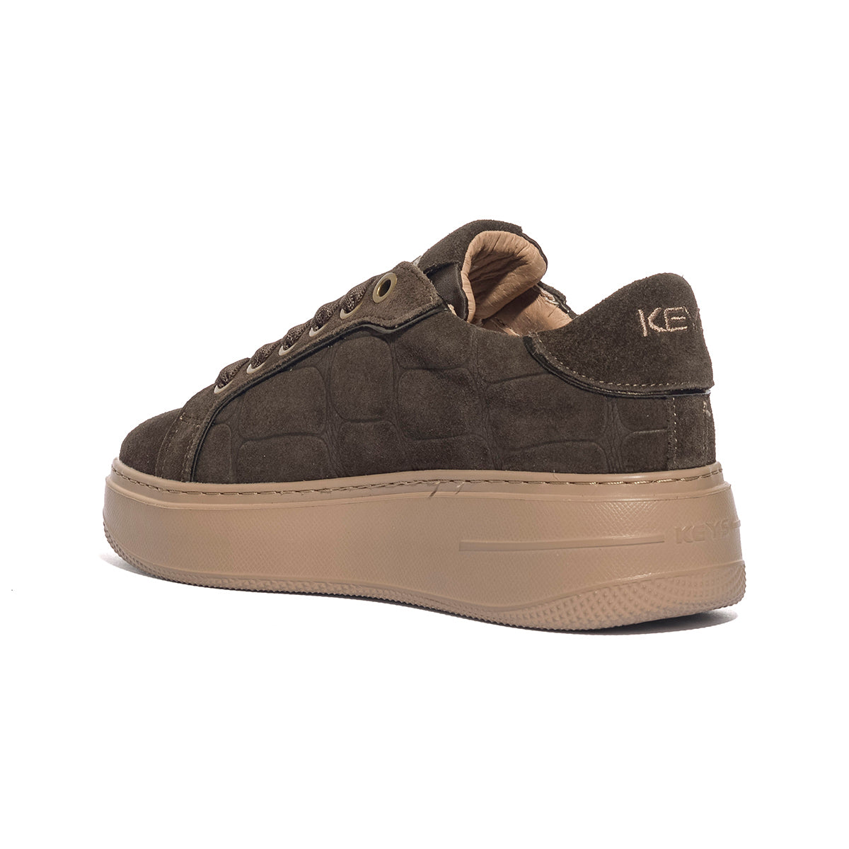 KEYS K13047 DARKBROWN Sneakers Donna 