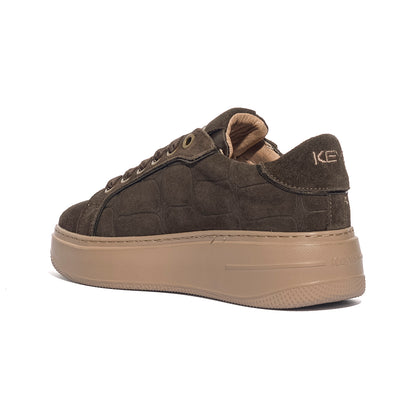 KEYS K13047 DARKBROWN Sneakers Donna 
