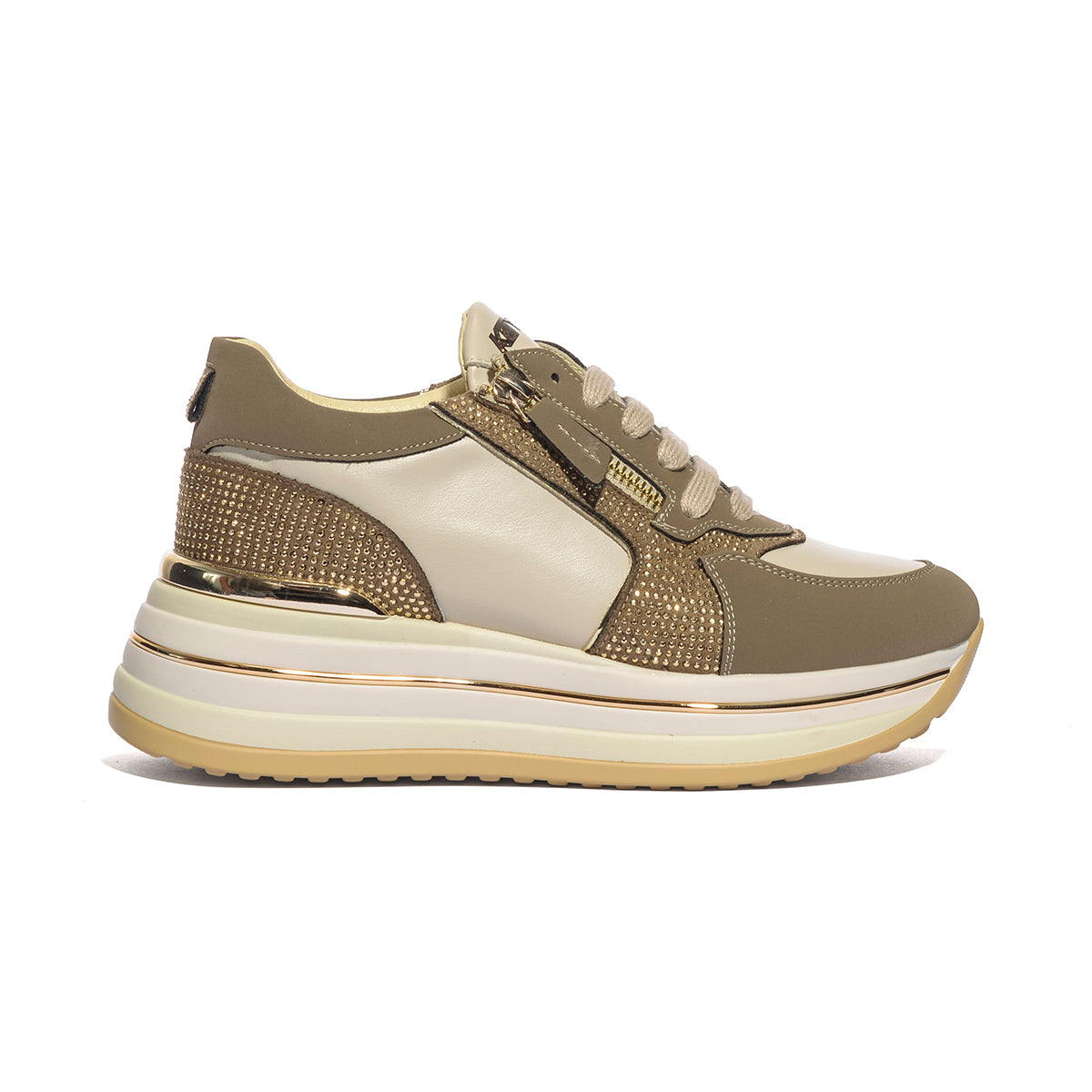 KEYS K13091 TAUPE BEIGE Sneakers Donna 