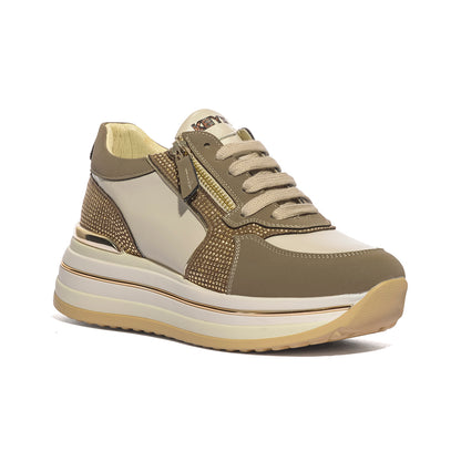 KEYS K13091 TAUPE BEIGE Sneakers Donna 