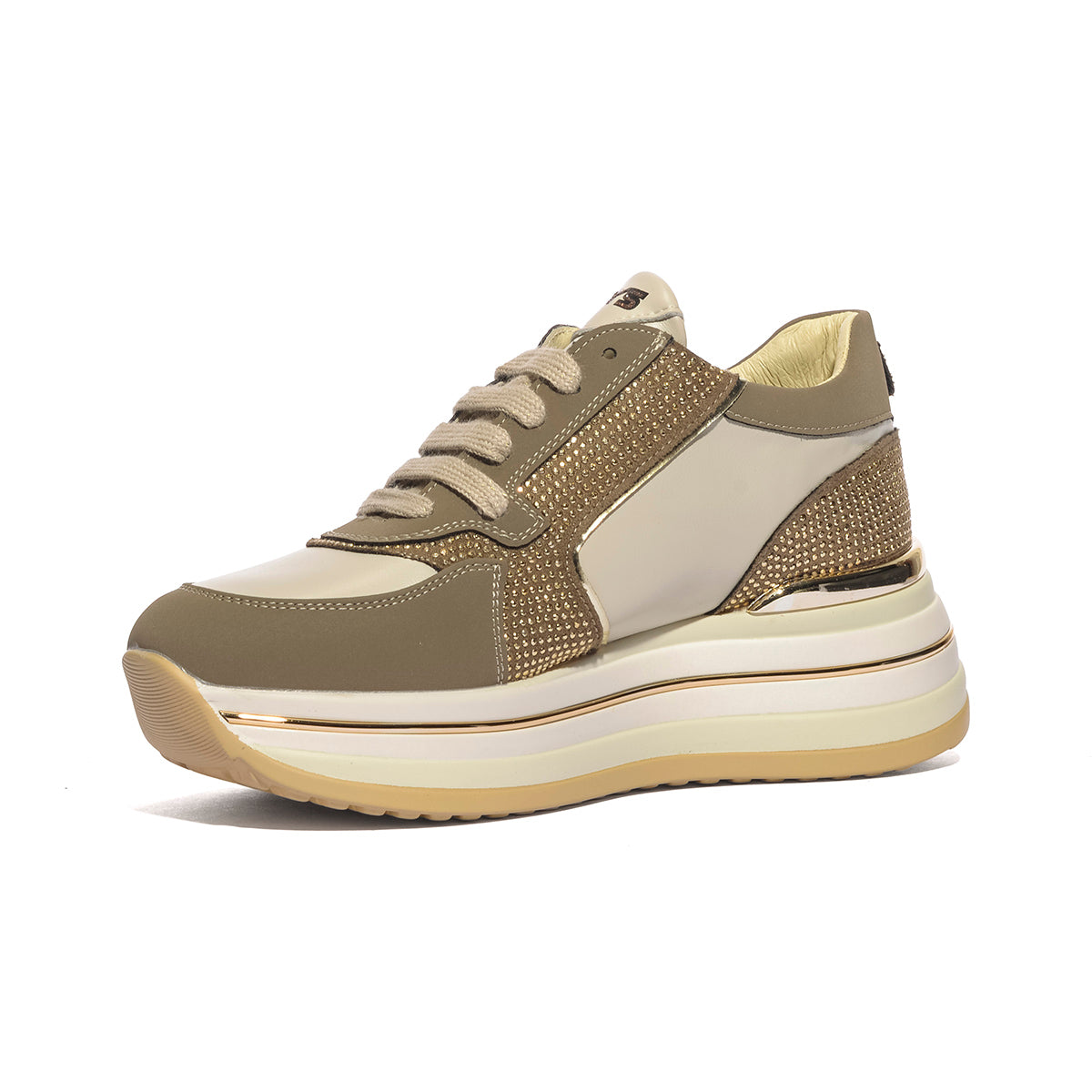KEYS K13091 TAUPE BEIGE Sneakers Donna 