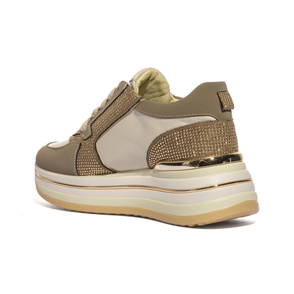 KEYS K13091 TAUPE BEIGE Sneakers Donna 