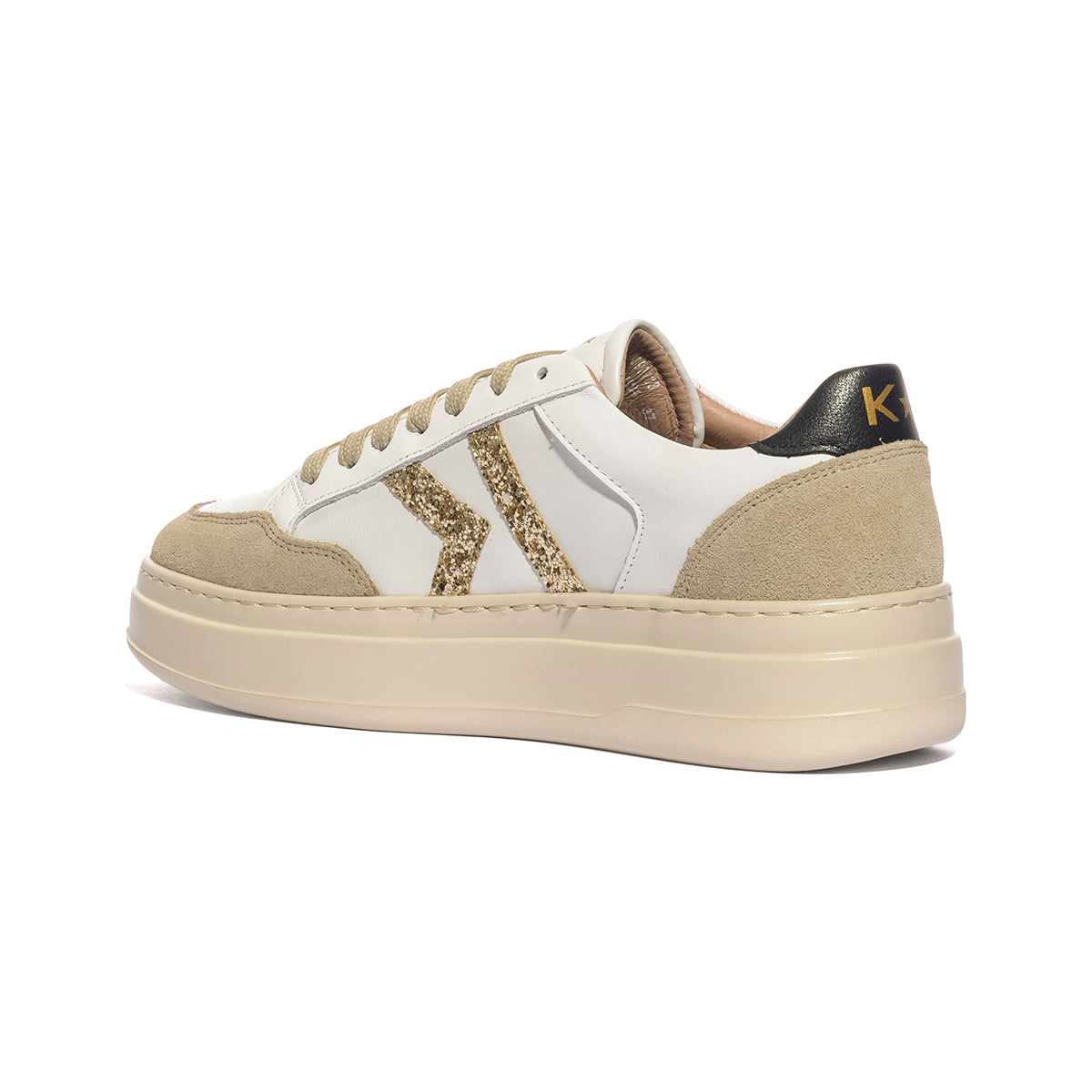 KEYS K13860 BEIGE WHITE Sneakers Donna 