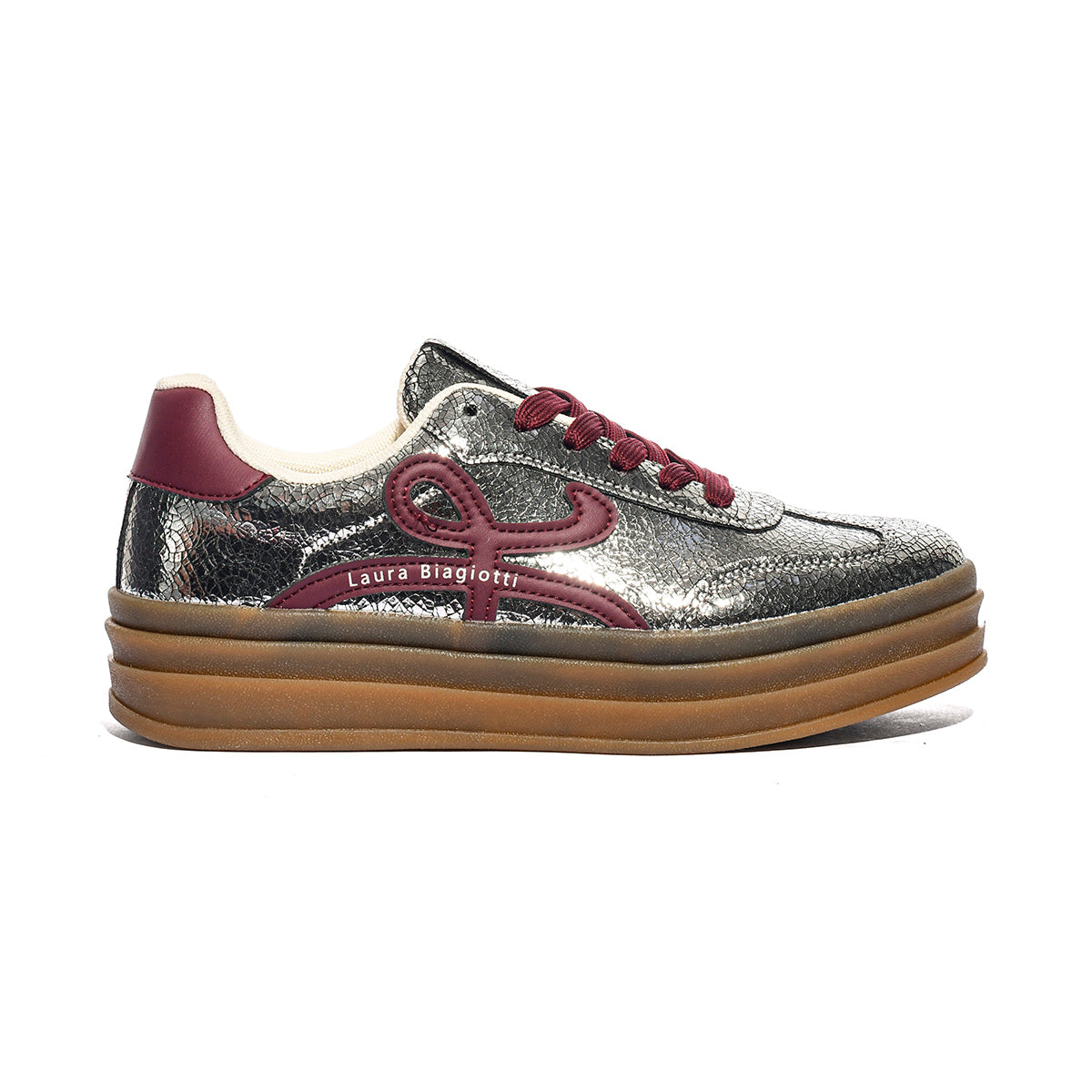 LAURA BIAGIOTTI 9804 SILVER Sneakers Donna 