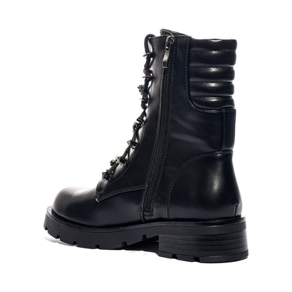 LAURA BIAGIOTTI 9882 BLACK Anfibi Donna 