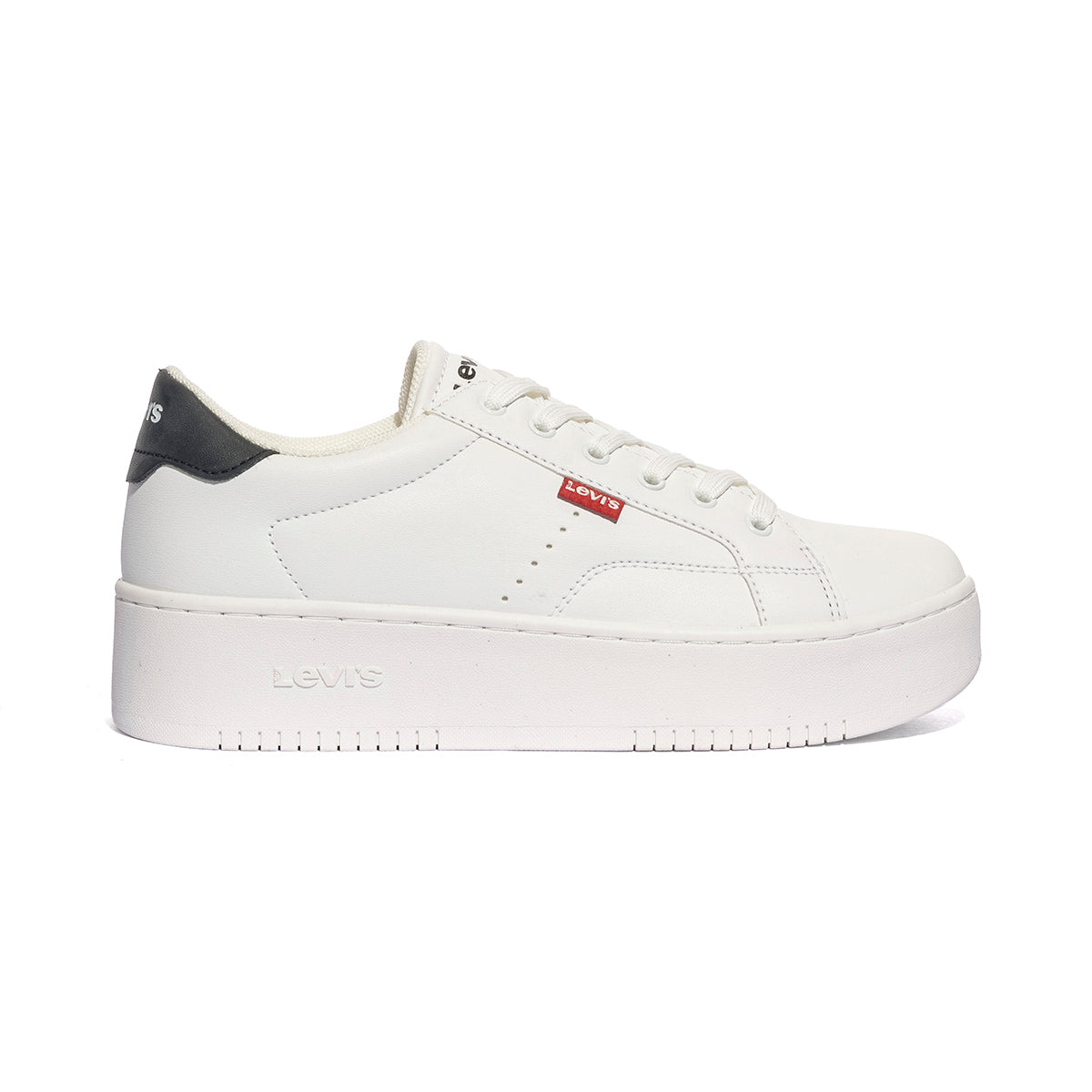 LEVI'S VUNB0011S WHITE BLACK Sneakers Donna 