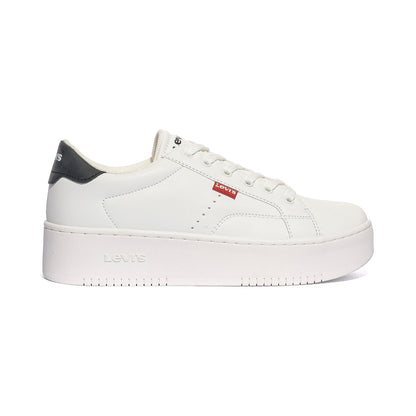 LEVI'S VUNB0011S WHITE BLACK Sneakers Donna 