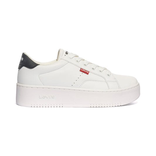 LEVI'S VUNB0011S WHITE BLACK Sneakers Donna 