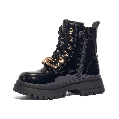 LUMBERJACK 102691207 BLACK Polacchine Bambina 