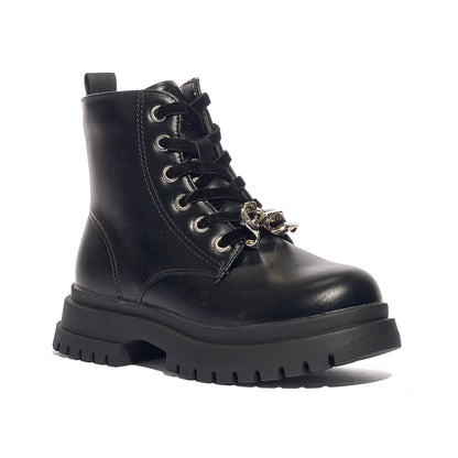 LUMBERJACK 102691246 BLACK Polacchine Bambina 