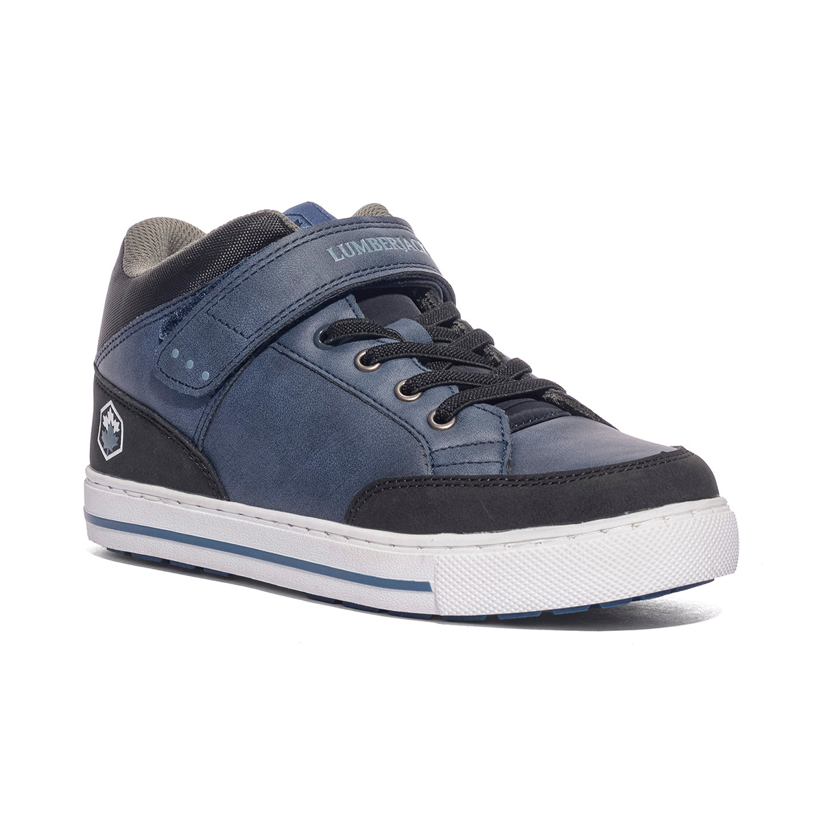 LUMBERJACK SB64601-006 NAVY BLUE DENIM Sneakers Bambino 
