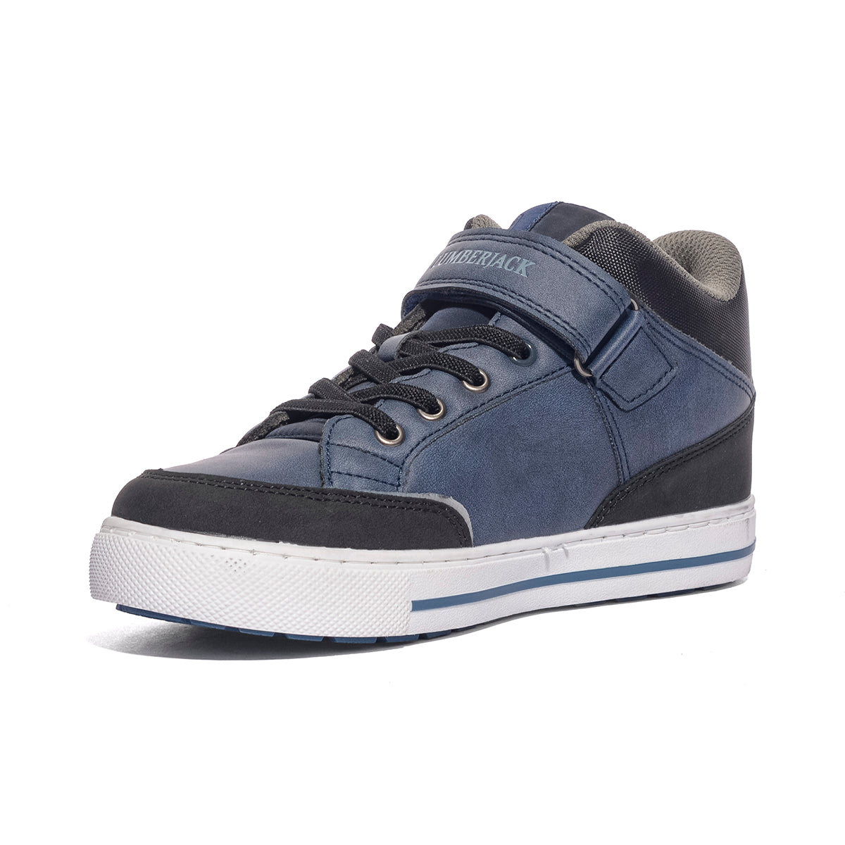 LUMBERJACK SB64601-006 NAVY BLUE DENIM Sneakers Bambino 