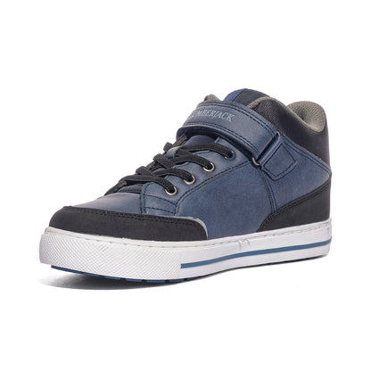 LUMBERJACK SB64601-006 NAVY BLUE DENIM Sneakers Bambino 