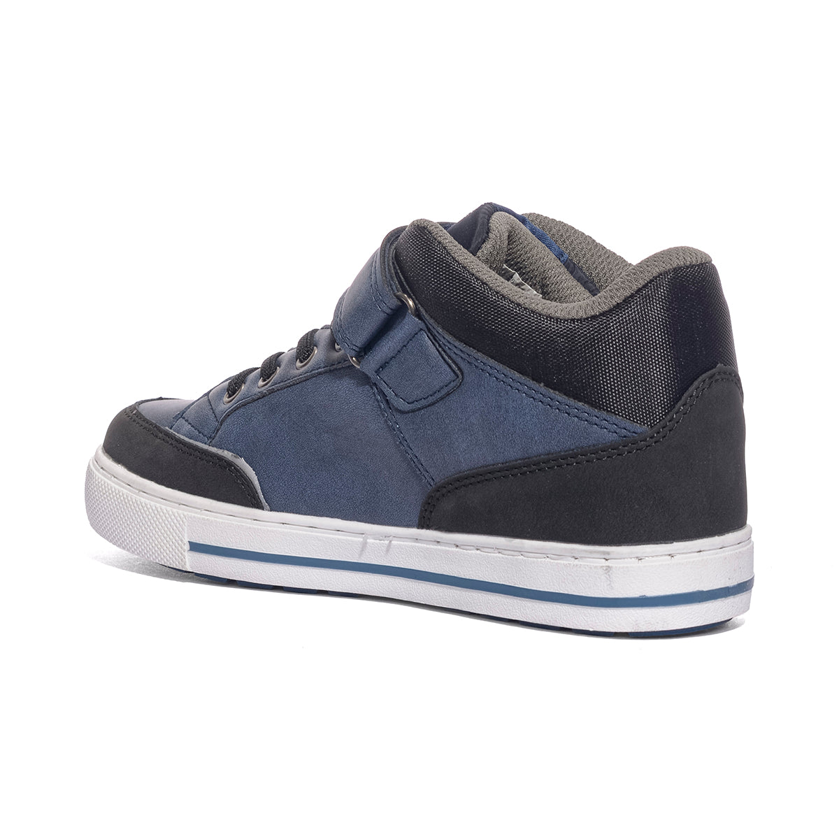 LUMBERJACK SB64601-006 NAVY BLUE DENIM Sneakers Bambino 