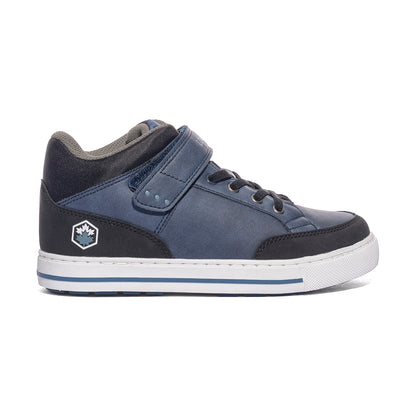 LUMBERJACK SB64601-006 NAVY BLUE DENIM Sneakers Bambino 