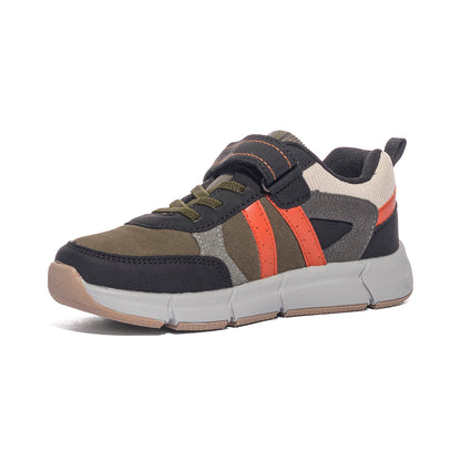 LUMBERJACK SBH1911-003 ARMY GREEN BLACK Sneakers Bambino 
