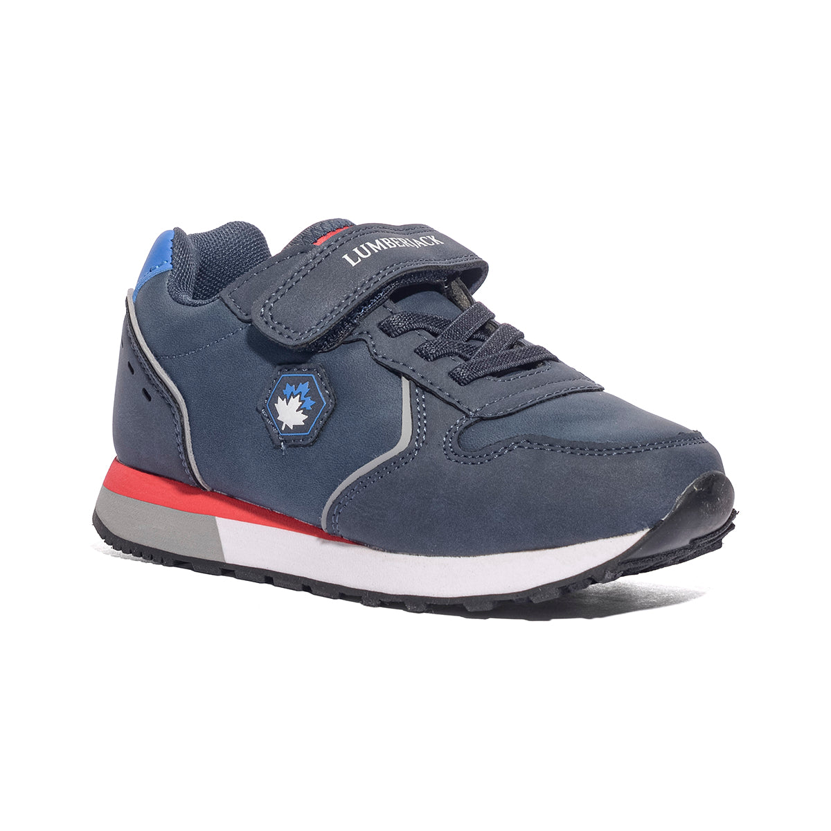 LUMBERJACK SBJ5411-001 NAVY BLUE RED Sneakers Bambino 