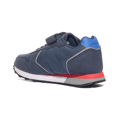 LUMBERJACK SBJ5411-001 NAVY BLUE RED Sneakers Bambino 