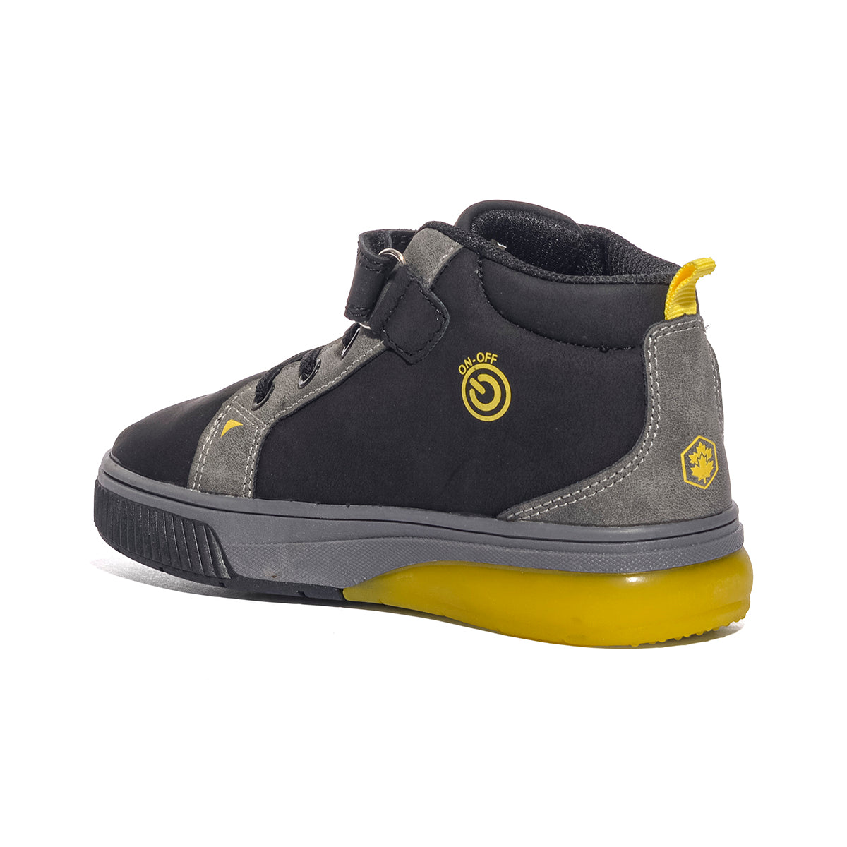 LUMBERJACK SBJ5705-001 BLACK YELLOW Sneakers Bambino 