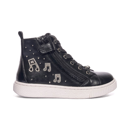 LUMBERJACK SGB9111-004 BLACK WHITE Sneakers Bambina 