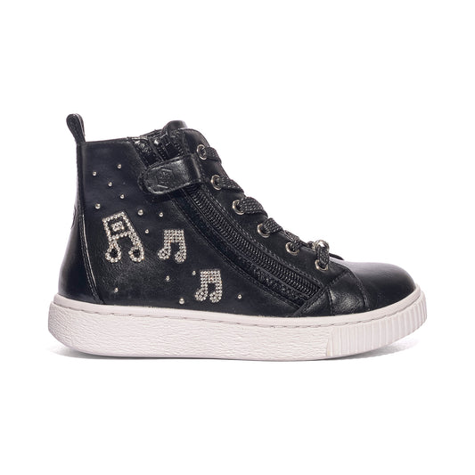 LUMBERJACK SGB9111-004 BLACK WHITE Sneakers Bambina 