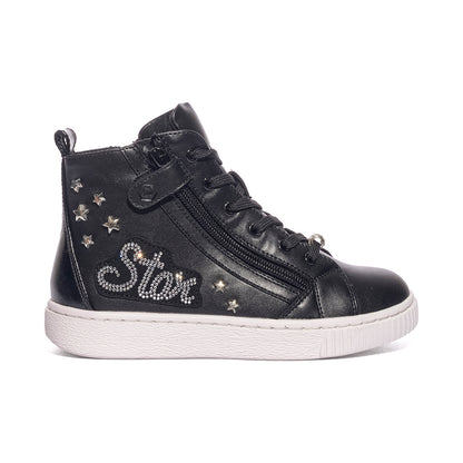 LUMBERJACK SGB9111-006 BLACK WHITE Sneakers Bambina 