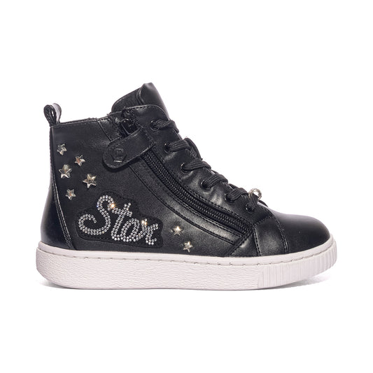 LUMBERJACK SGB9111-006 BLACK WHITE Sneakers Bambina 