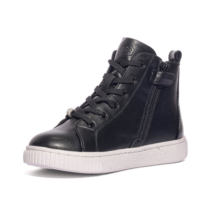 LUMBERJACK SGB9111-006 BLACK WHITE Sneakers Bambina 