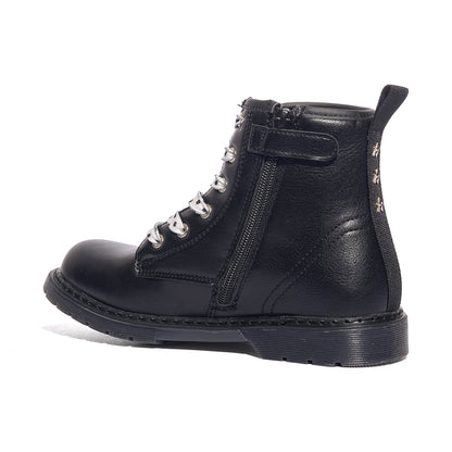 LUMBERJACK SGE6701-002 BLACK Anfibi Bambina 