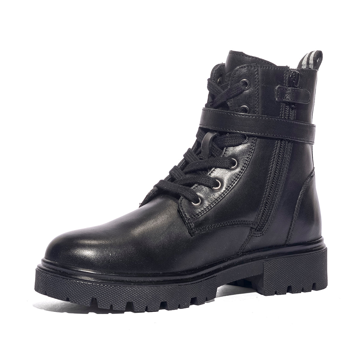 LUMBERJACK SGH1601-002 BLACK Anfibi Bambina 