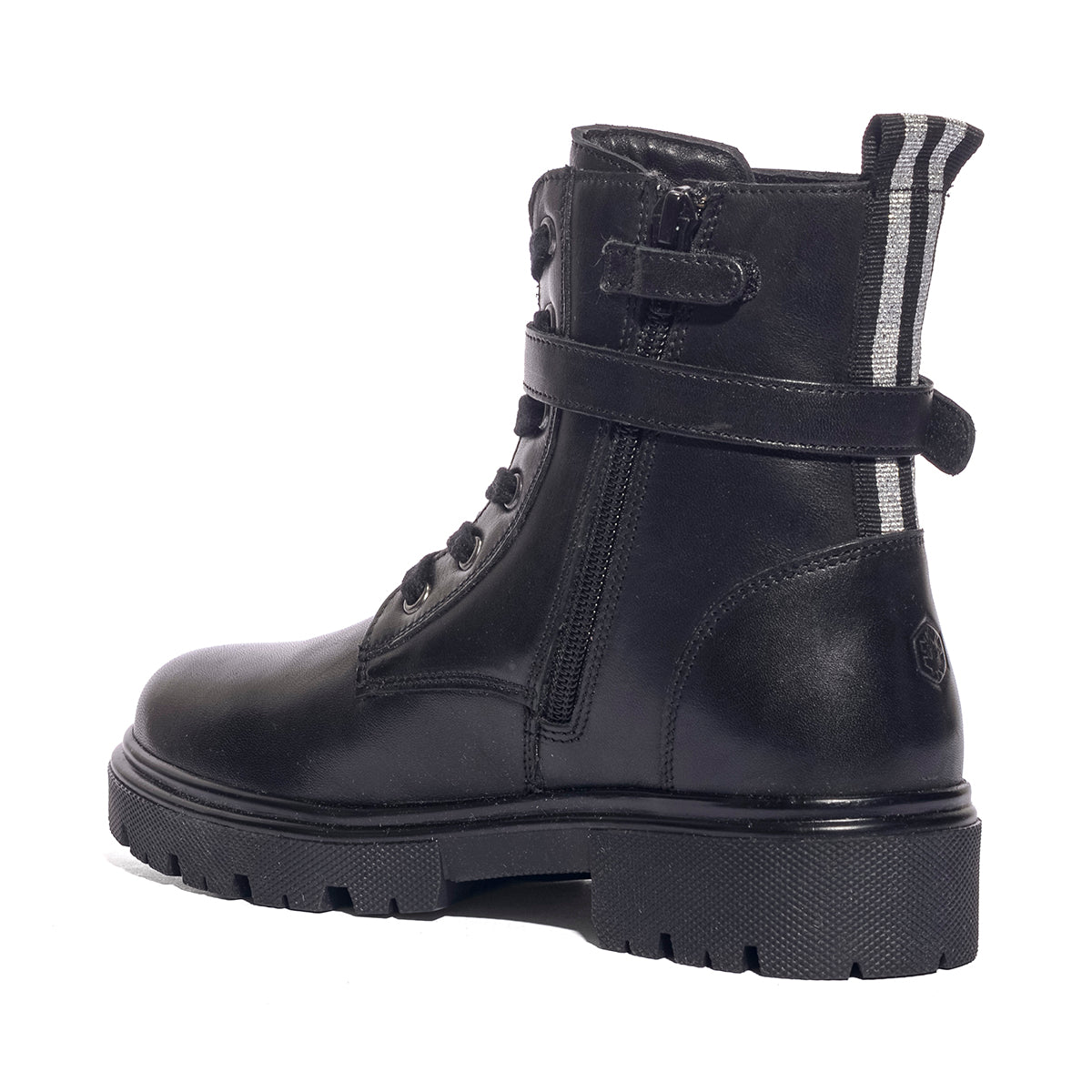 LUMBERJACK SGH1601-002 BLACK Anfibi Bambina 