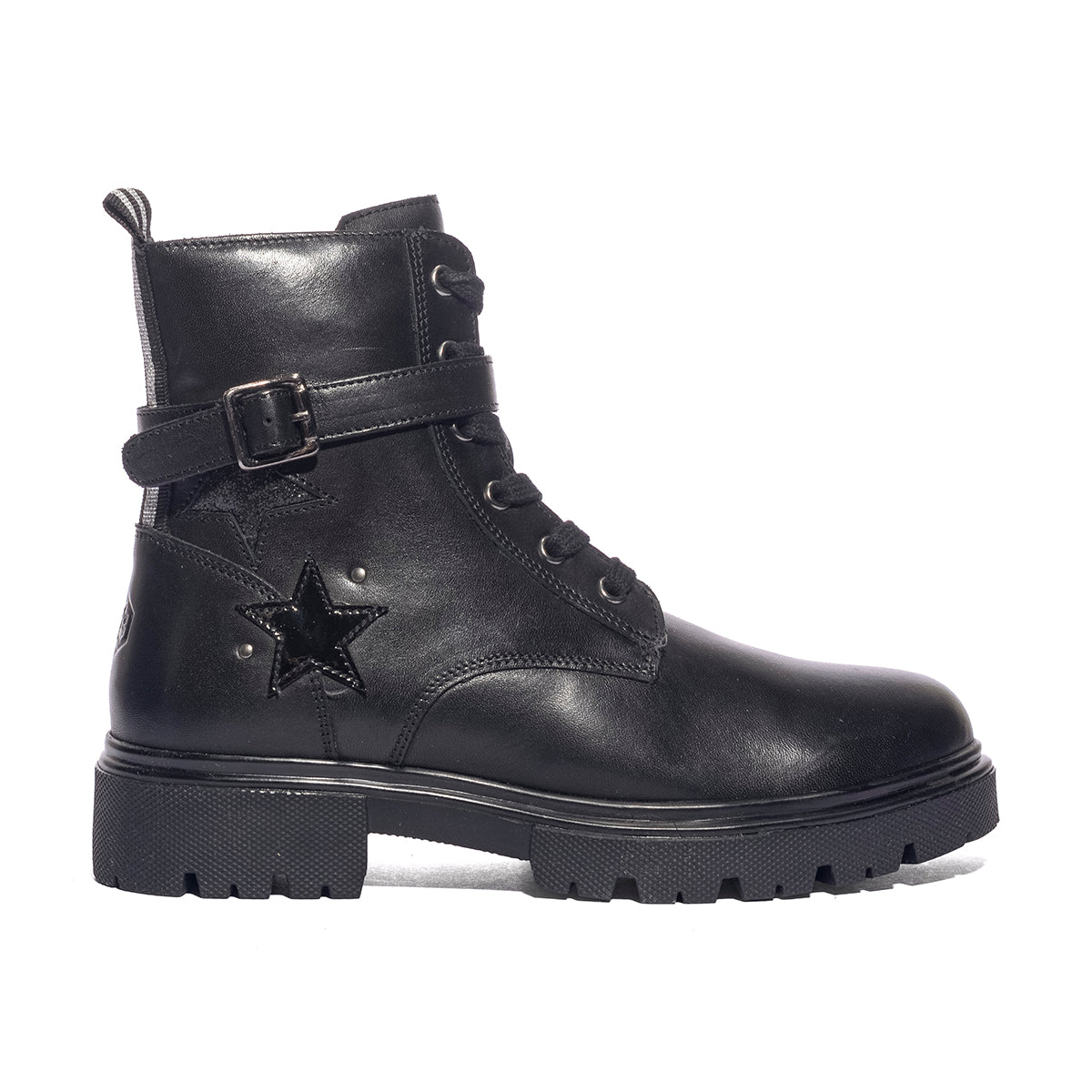 LUMBERJACK SGH1601-002 BLACK Anfibi Bambina 