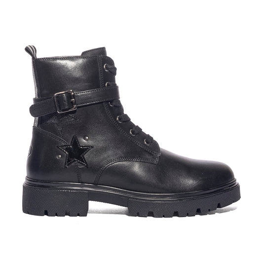 LUMBERJACK SGH1601-002 BLACK Anfibi Bambina 