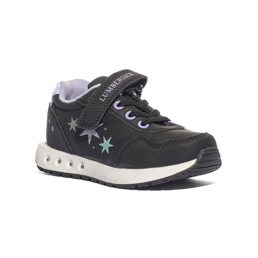 LUMBERJACK SGJ5605-001 BLACK LILAC Sneakers Bambina 