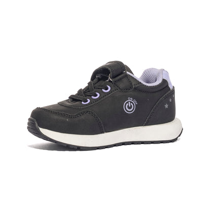 LUMBERJACK SGJ5605-001 BLACK LILAC Sneakers Bambina 