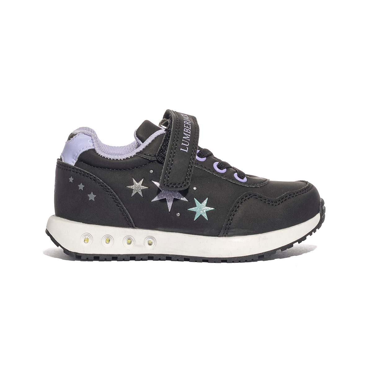LUMBERJACK SGJ5605-001 BLACK LILAC Sneakers Bambina 