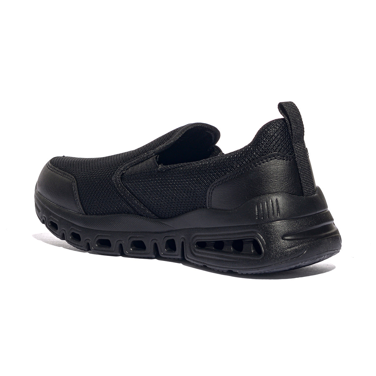 LUMBERJACK SMH4202-001 TOTAL BLACK Slip-on Uomo 