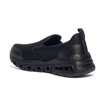 LUMBERJACK SMH4202-001 TOTAL BLACK Slip-on Uomo 