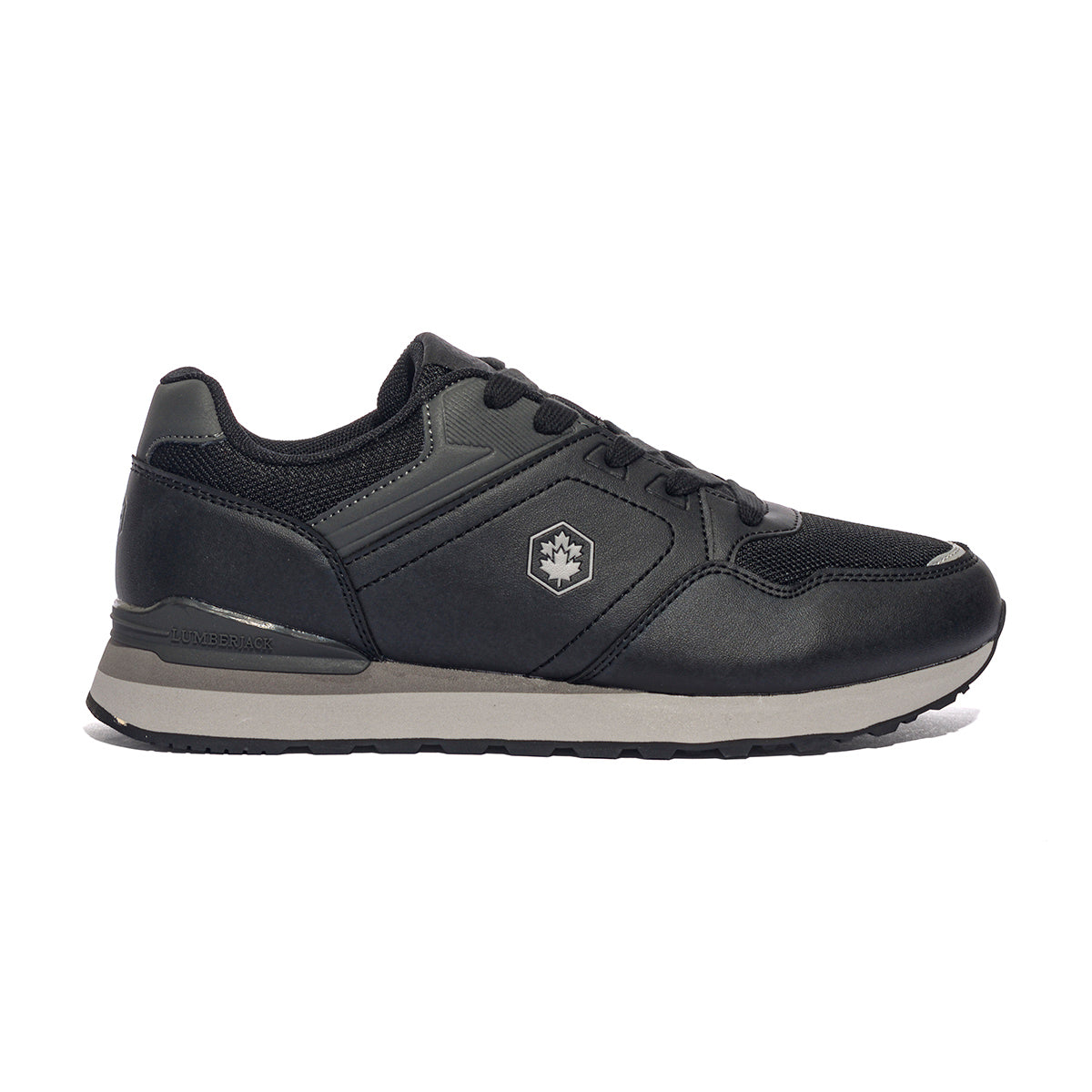 LUMBERJACK SMK0411-001 BLACK DK GREY Sneakers Uomo 