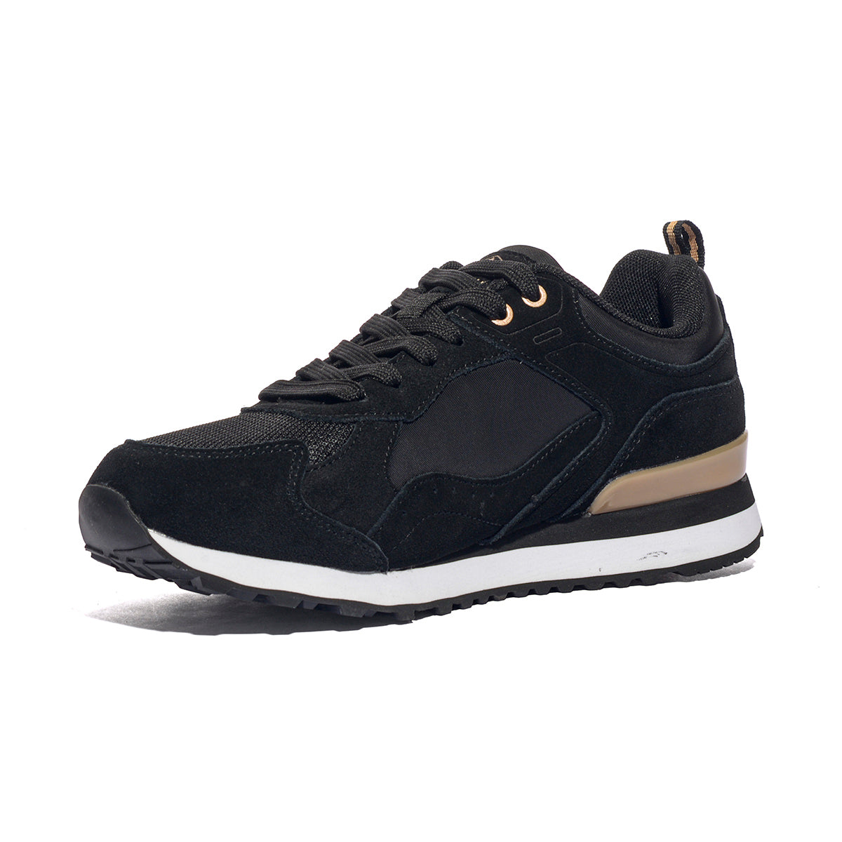 LUMBERJACK SWJ9611-001 BLACK ROSE GOLD Sneakers Donna 