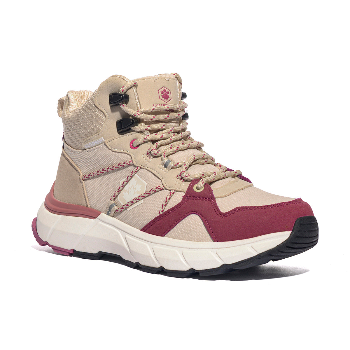 LUMBERJACK SWK0101-001 LT BEIGE BORDEAUX Trekking Donna 